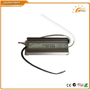 waterproof 12/24v 60w led driver
